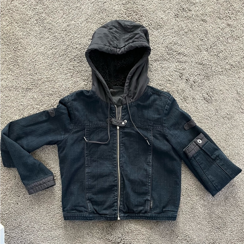 Oakley denim jacket Jean Bomber Jacket